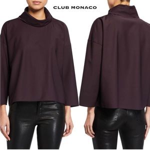 NWT  Club Monaco Funnel neck top